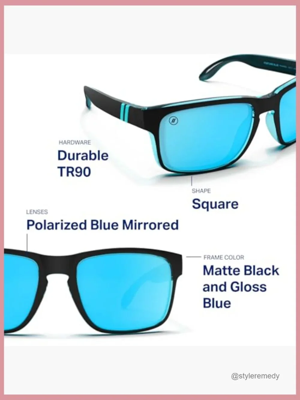 Polarized Sunglasses Active Style Durable Frame 100% UV Protection
